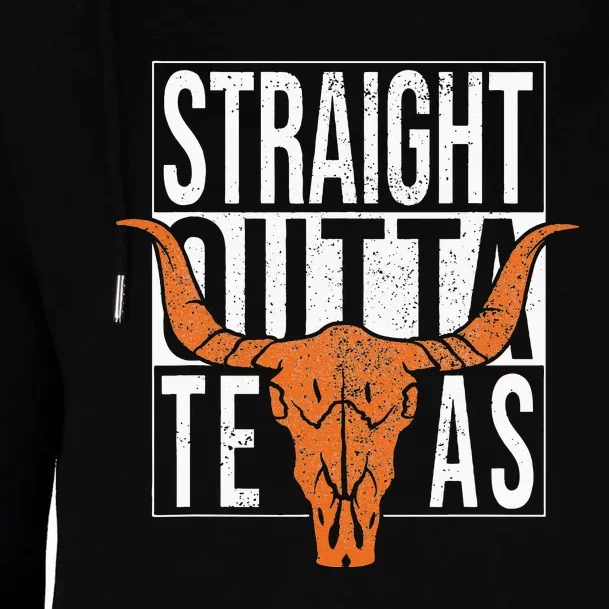 Straight Outta Texas 1845 For Proud Texans Womens Funnel Neck Pullover Hood