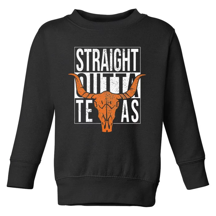 Straight Outta Texas 1845 For Proud Texans Toddler Sweatshirt