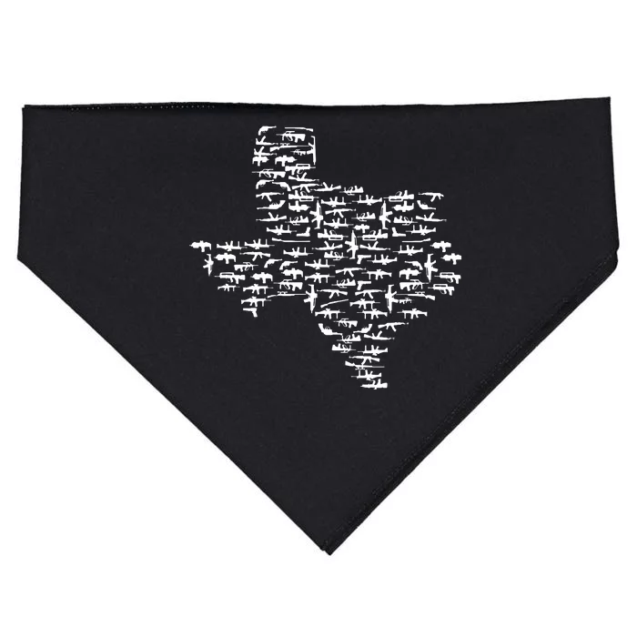 State Of Texas Made Out Of Guns USA-Made Doggie Bandana