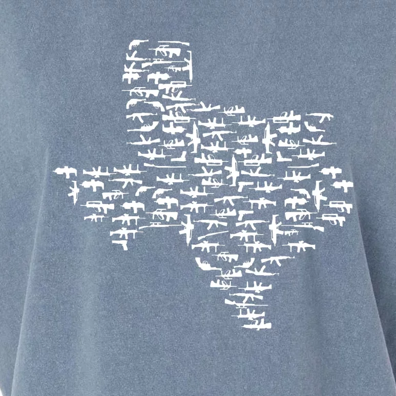 State Of Texas Made Out Of Guns Garment-Dyed Women's Muscle Tee