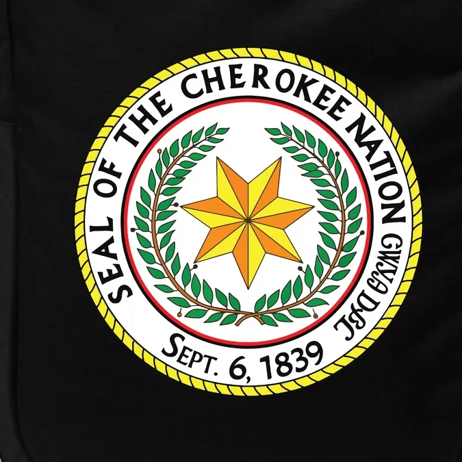 Seal Of The Cherokee Nation Cherokee Native American Pride Impact Tech Backpack