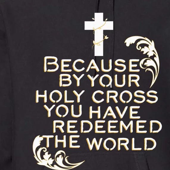 Stations of the Cross Jesus Holy Week Lent Easter Catholic Premium Hoodie