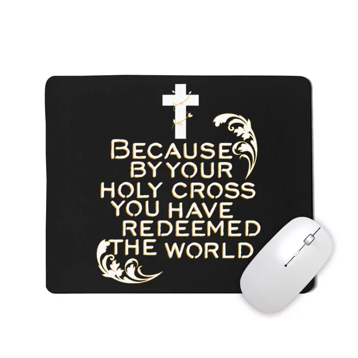 Stations of the Cross Jesus Holy Week Lent Easter Catholic Mousepad