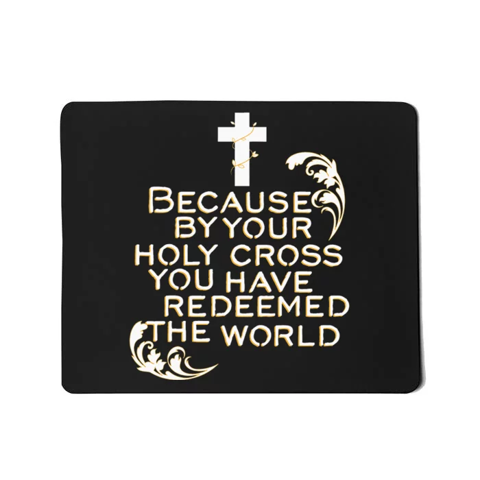 Stations of the Cross Jesus Holy Week Lent Easter Catholic Mousepad