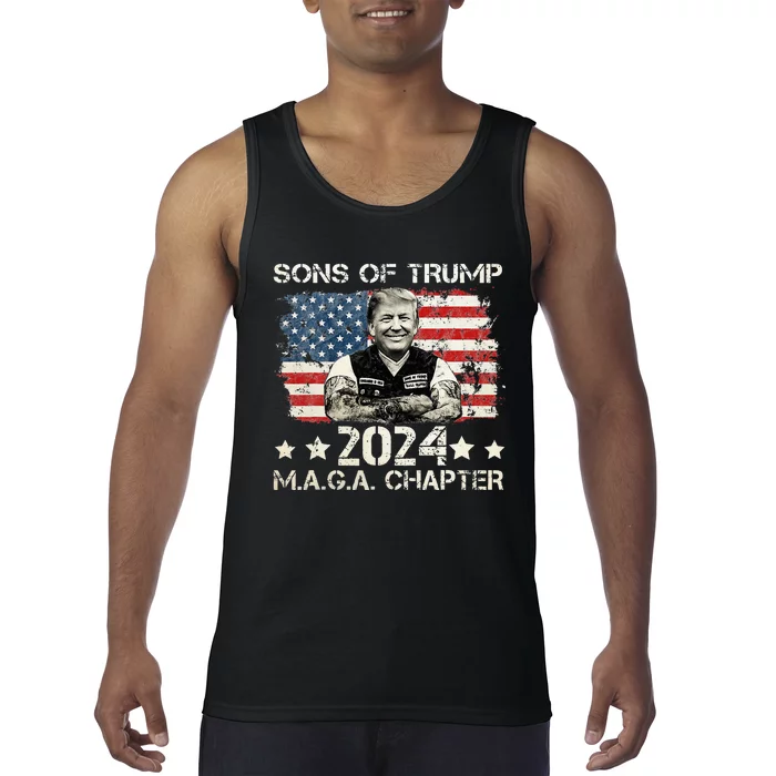 Sons Of Trump Maga Chapter 2024 Tank Top