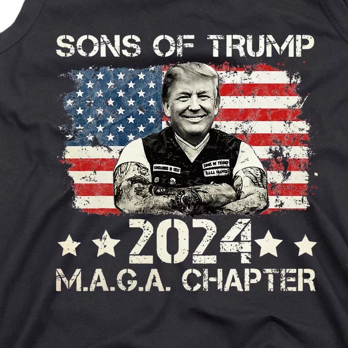 Sons Of Trump Maga Chapter 2024 Tank Top