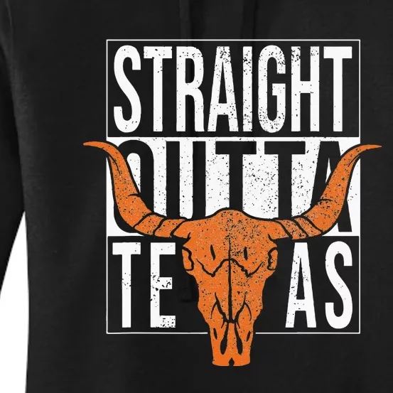 Straight Outta Texas 1845 For Proud Texans Women's Pullover Hoodie