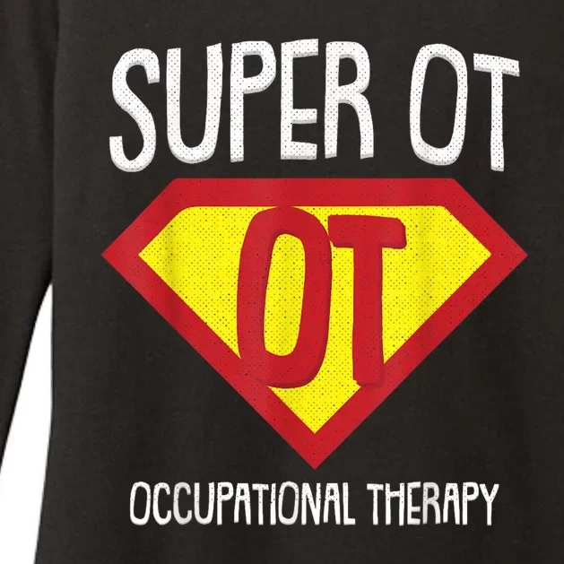 Superhero Occupational Therapy Cool Ota Therapist Gift Womens CVC Long Sleeve Shirt