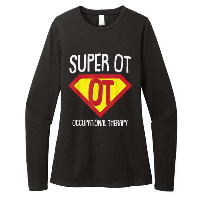 Superhero Occupational Therapy Cool Ota Therapist Gift Womens CVC Long Sleeve Shirt