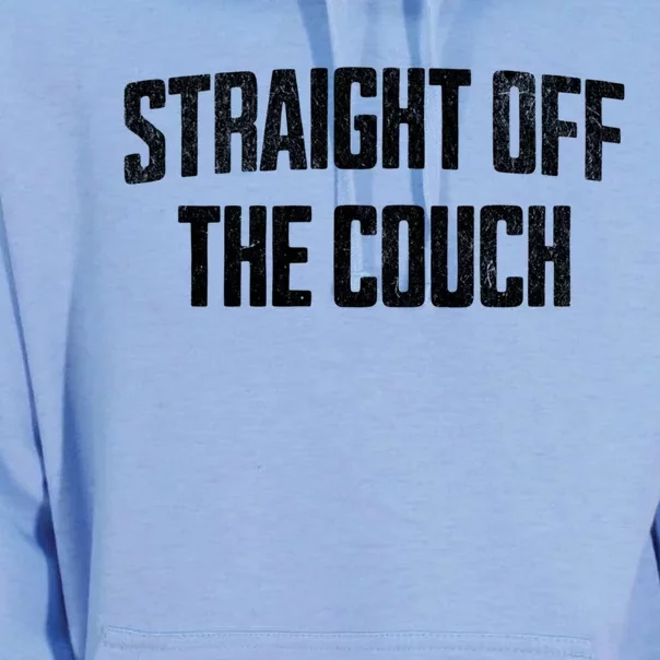 Straight Off The Couch Funny Football Offensive Lineman Unisex Surf Hoodie