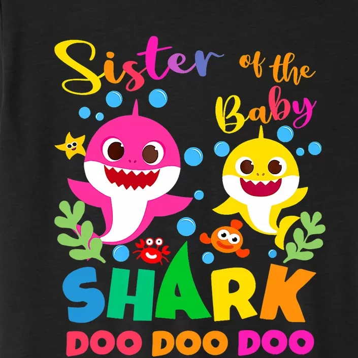 Sister Of The Shark Birthday Family Matching Birthday ChromaSoft Performance T-Shirt