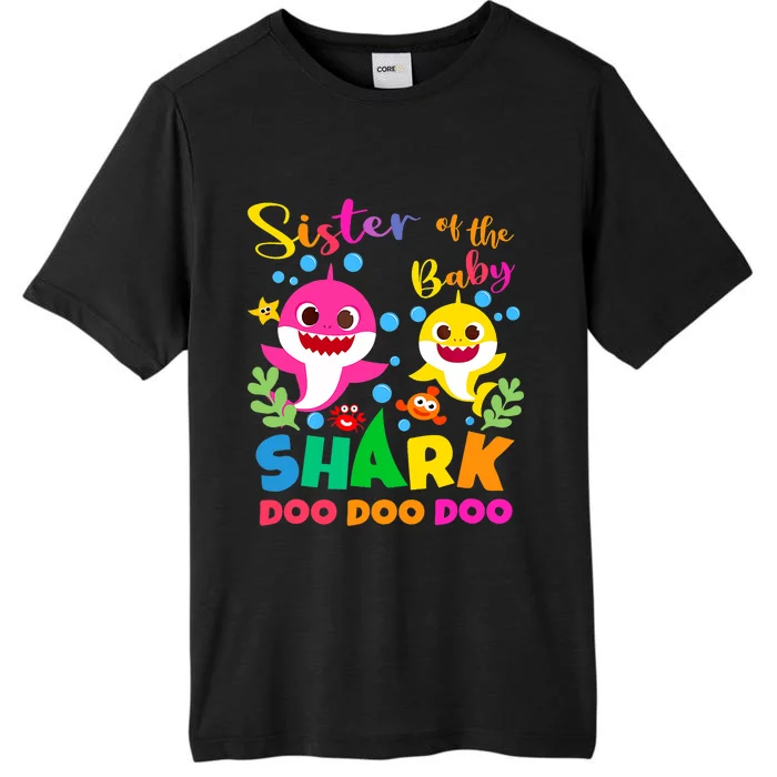 Sister Of The Shark Birthday Family Matching Birthday ChromaSoft Performance T-Shirt