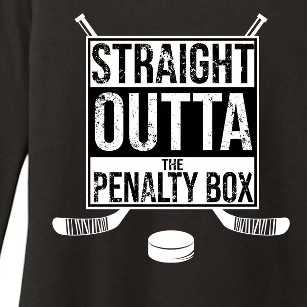 Straight Outta The Penalty Box Womens CVC Long Sleeve Shirt