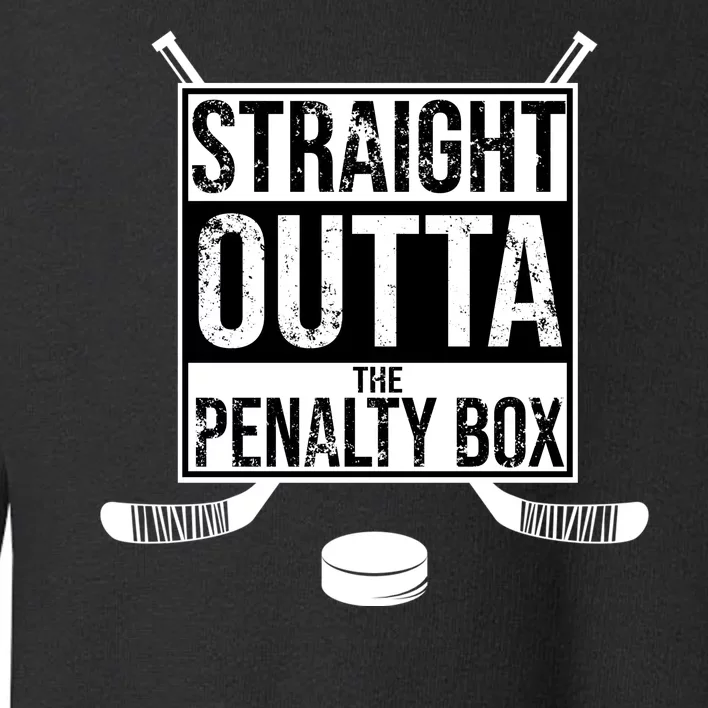 Straight Outta The Penalty Box Toddler Sweatshirt