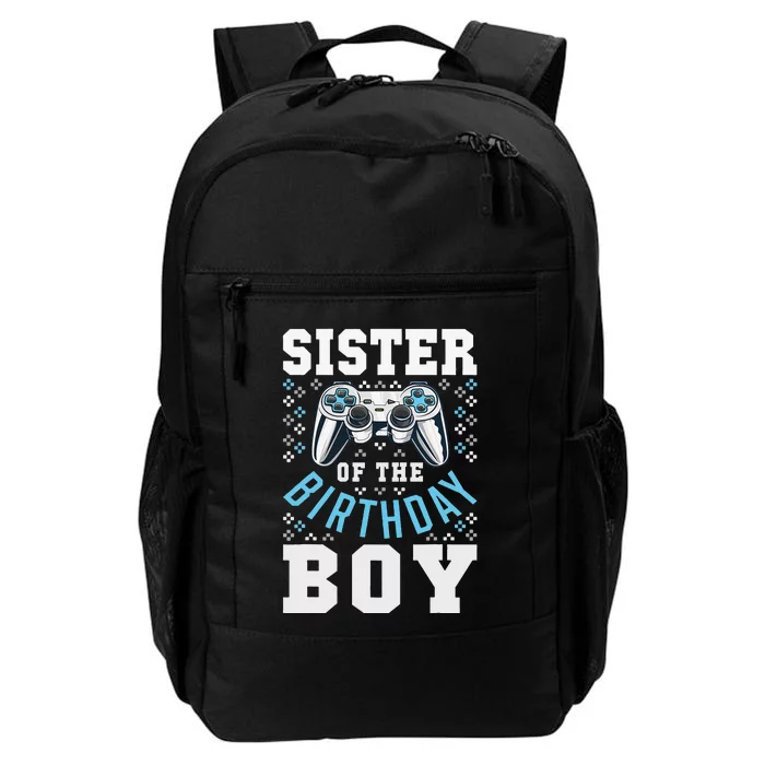 Sister of the Birthday Matching Video Gamer Birthday Daily Commute Backpack