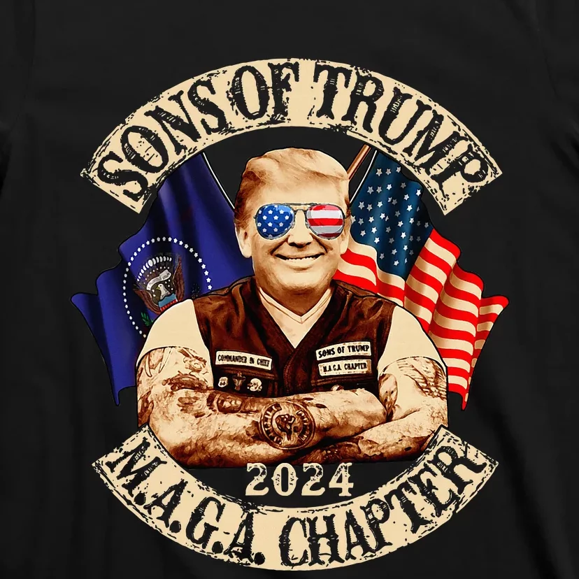 Sons Of Trump Maga Chapter 2024 Funny T-Shirt