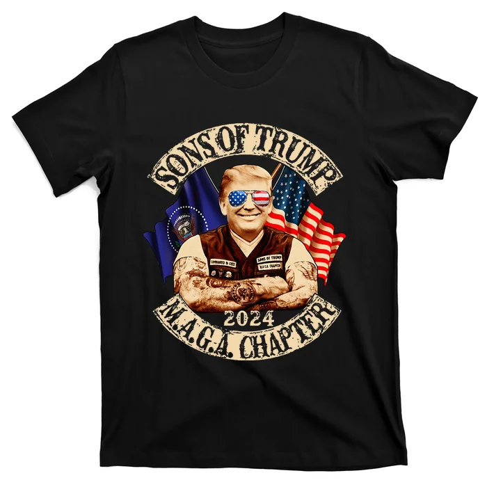 Sons Of Trump Maga Chapter 2024 Funny T-Shirt