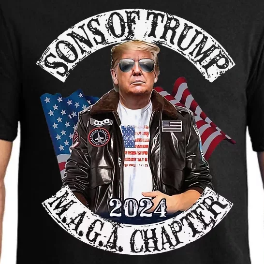 Sons Of Trump Maga Chapter 2024 Pajama Set