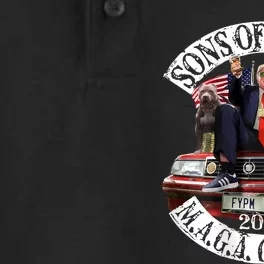 Sons Of Trump Maga Chapter 2024 With Pitbull Car Dry Zone Grid Performance Polo