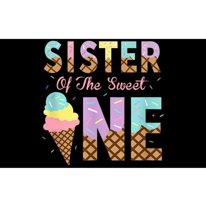 Sister Of The Sweet One Ice Cream 1st First Birthday Family Bumper Sticker