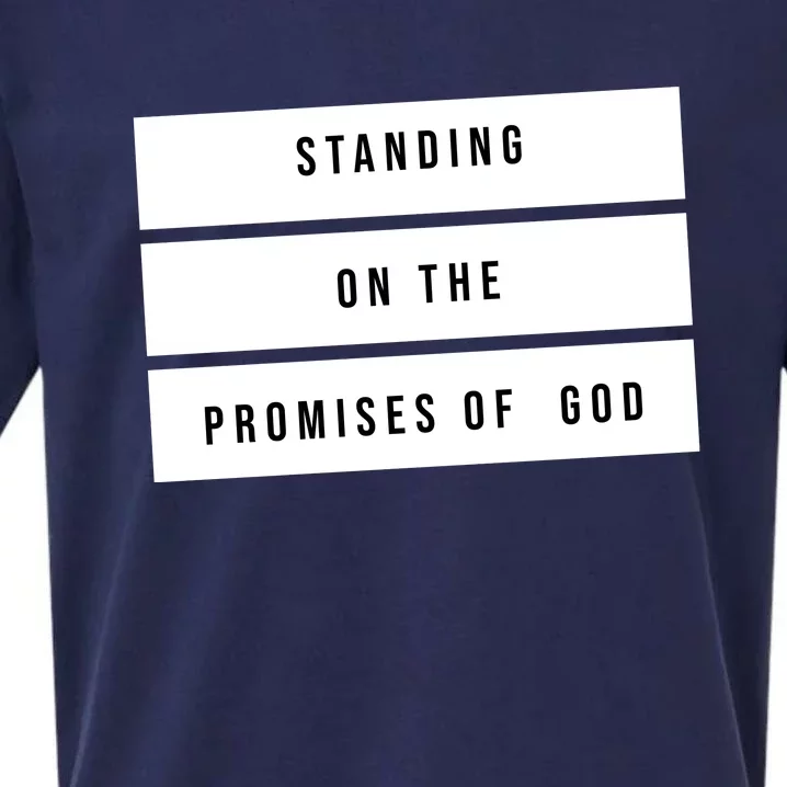 Standing On The Promises Of God Sueded Cloud Jersey T-Shirt