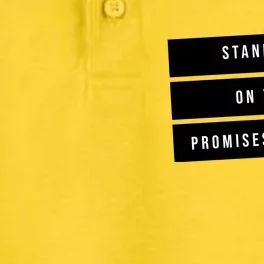 Standing On The Promises Of God Dry Zone Grid Performance Polo