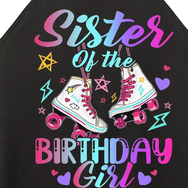 Sister Of The Birthday Rolling Birthday Roller Skates Women’s Perfect Tri Rocker Tank