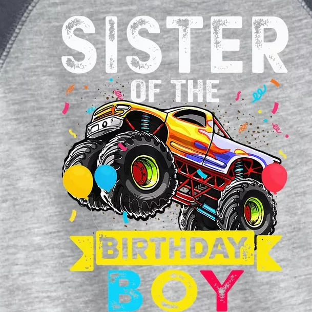 Sister Of The Birthday Toddler Fine Jersey T-Shirt