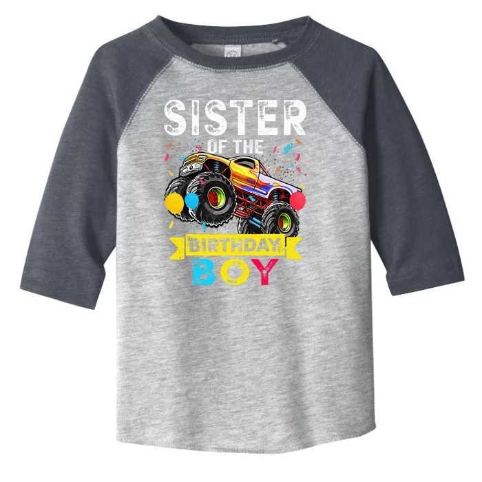 Sister Of The Birthday Toddler Fine Jersey T-Shirt