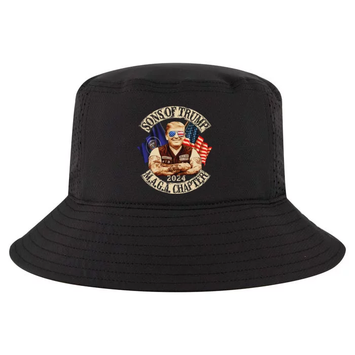 Sons Of Trump Maga Chapter 2024 Funny Cool Comfort Performance Bucket Hat