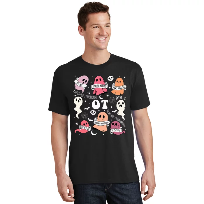 Spooktacular Occupational Therapy Halloween Ghosts T-Shirt