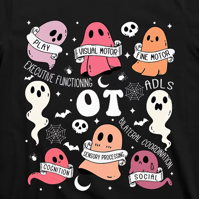 Spooktacular Occupational Therapy Halloween Ghosts T-Shirt