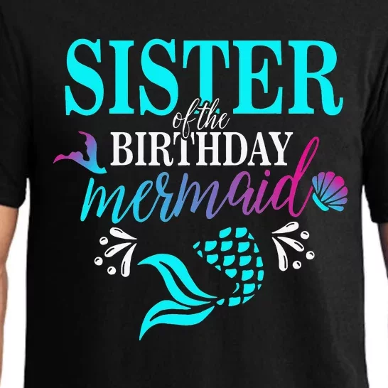 Sister Of The Birthday Mermaid Matching Family Pajama Set