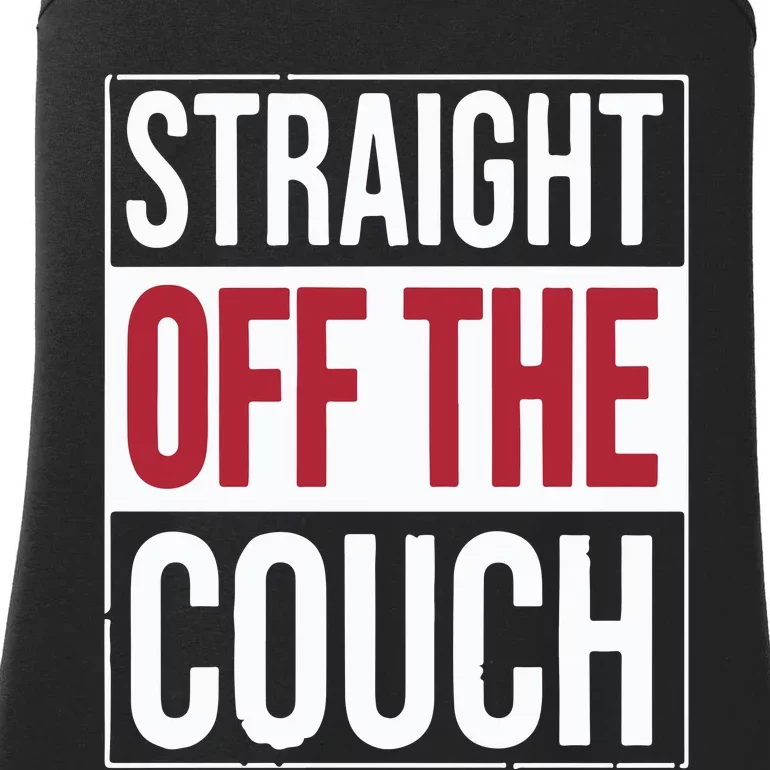 Straight Off The Couch Ladies Essential Tank