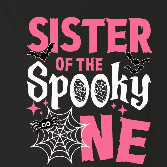 Sister Of The Spooky One Girl Halloween 1st Birthday Toddler Long Sleeve Shirt