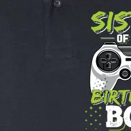 Sister Of The Birthday Boy Matching Video Game Birthday Gift Softstyle Adult Sport Polo