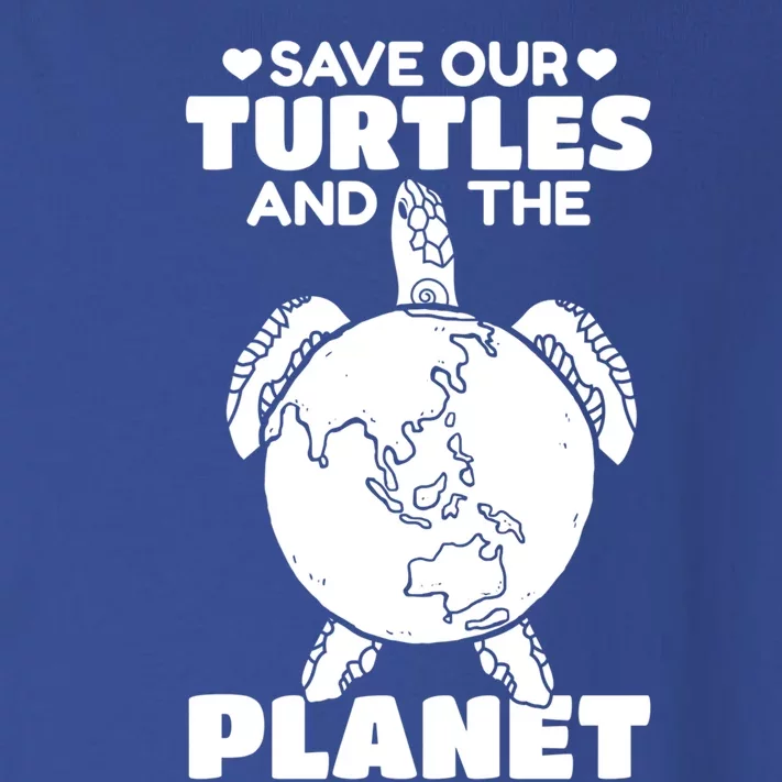 Save Our Turtles And The Planet Environt Cute Turtle Cool Gift Toddler Long Sleeve Shirt