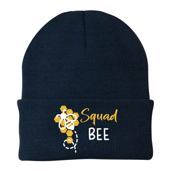 Squad Of The Bee 1st Birthday Outfit First Bee Day Family Cool Gift Knit Cap Winter Beanie