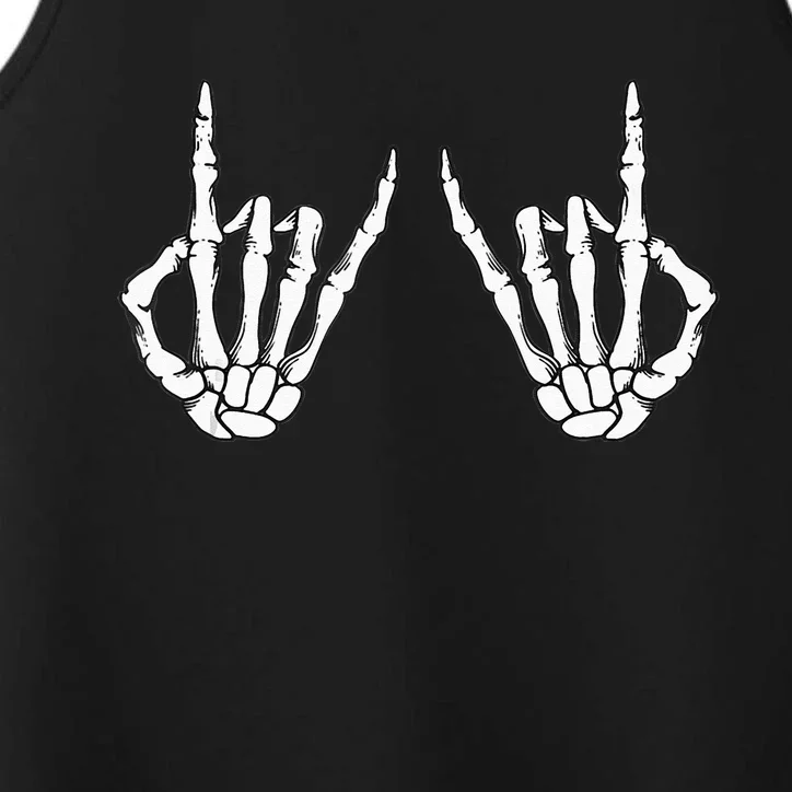 Sign Of The Horns Lover Design For Cool Men And Women Performance Tank