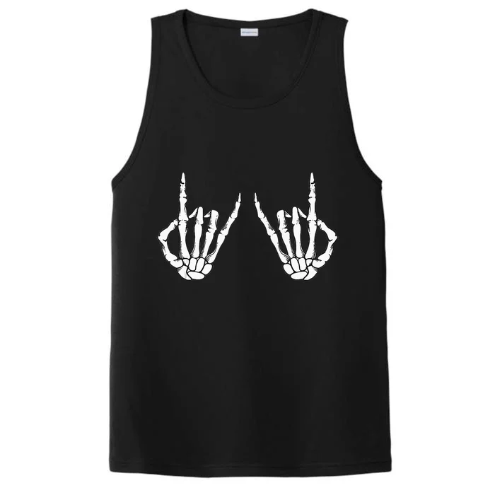 Sign Of The Horns Lover Design For Cool Men And Women Performance Tank