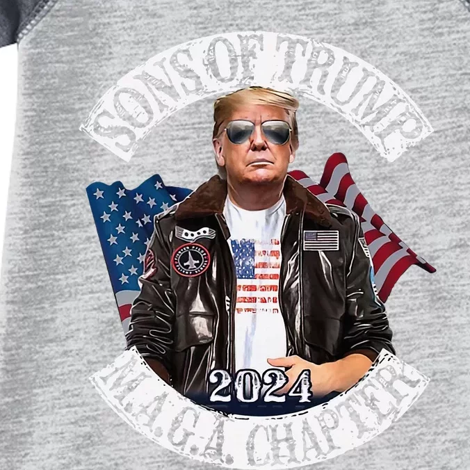 Sons Of Trump Maga Chapter 2024 Infant Baby Jersey Bodysuit