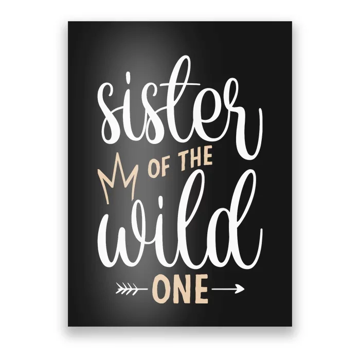 Sister Of The Wild One Birthday Poster