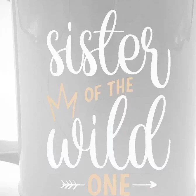 Sister Of The Wild One Birthday Front & Back Beer Stein