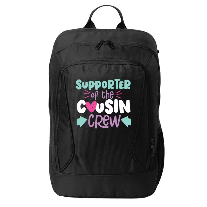 Supporter Of The Cousin Crew Gift City Backpack