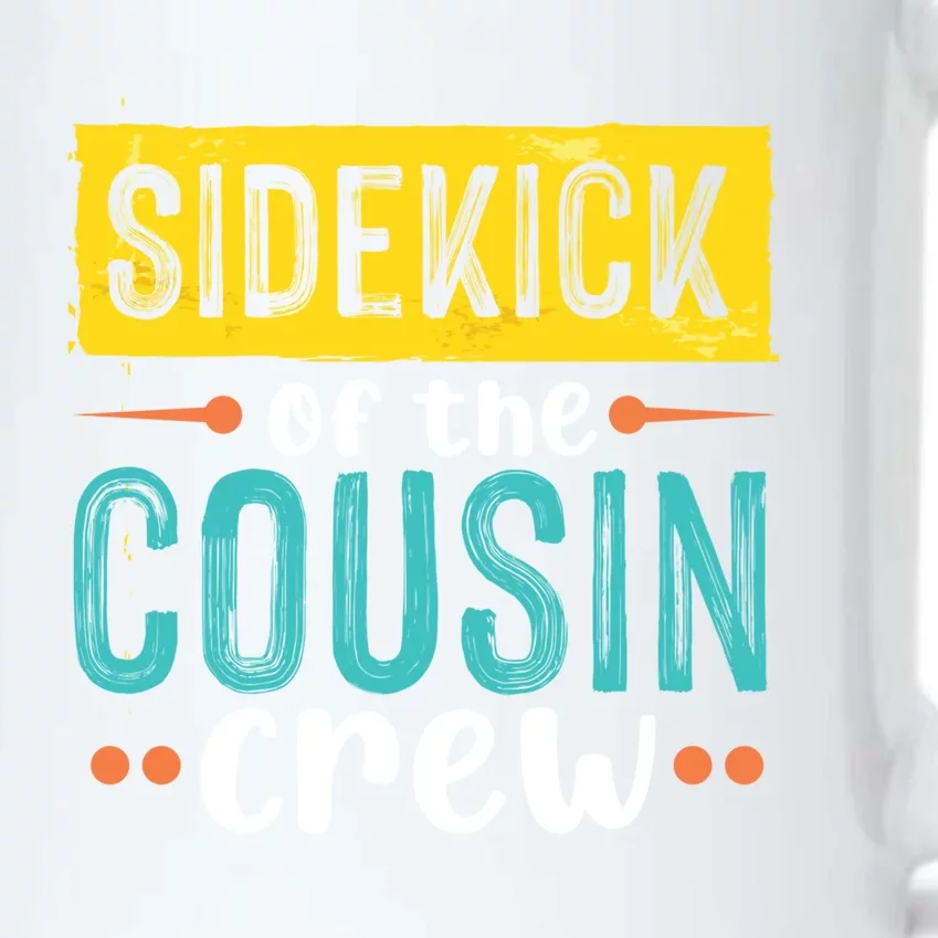 Sidekick Of The Cousin Crew Funny Gift Black Color Changing Mug