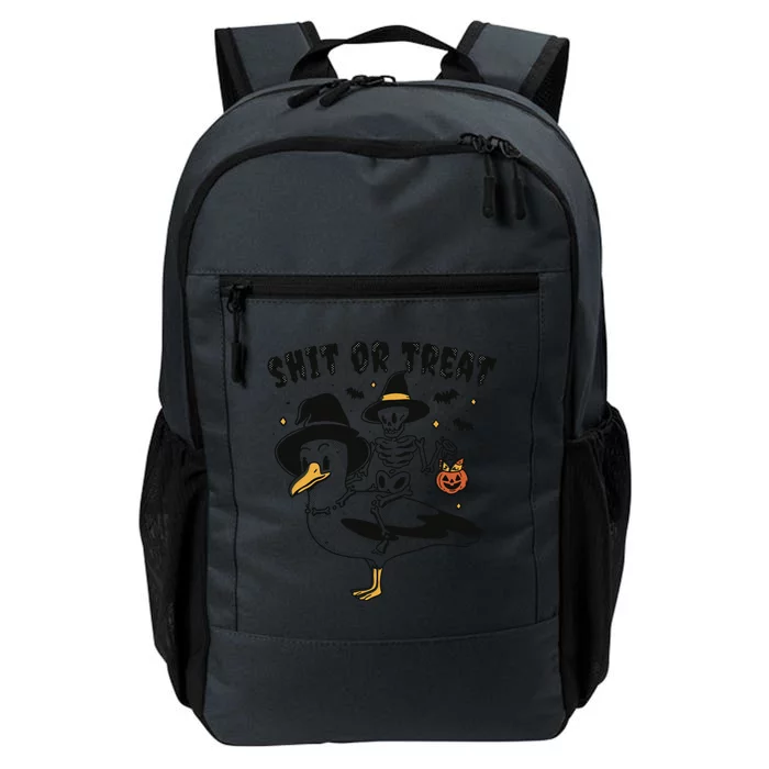 Shit Or Treat Funny Halloween Daily Commute Backpack