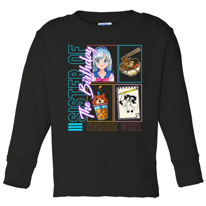 Sister Of The Birthday Anime Girl Anime Otaku Girl Japan Ka Toddler Long Sleeve Shirt