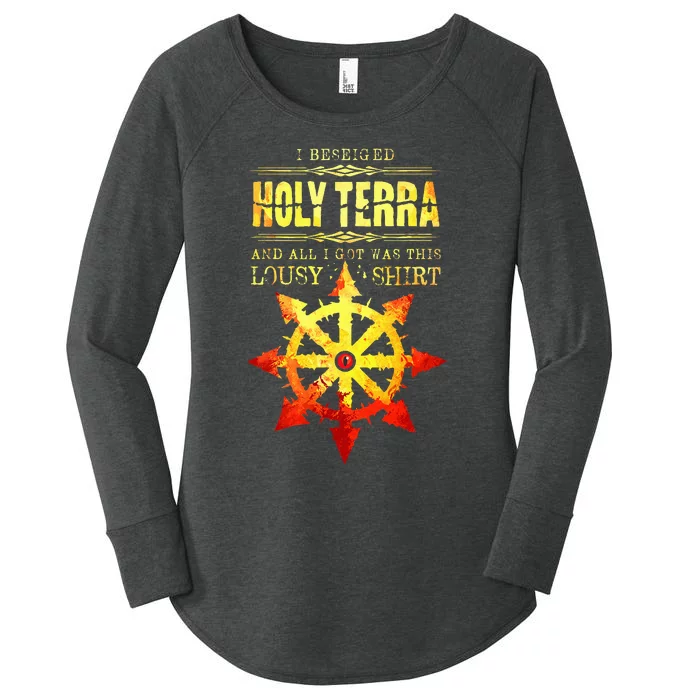 Siege of Terra Chaos Heresy Space Marine Women's Perfect Tri Tunic Long Sleeve Shirt