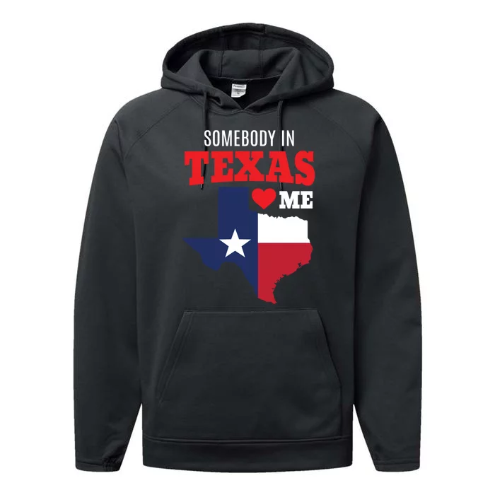 State of Texas Somebody Loves Me Souvenir Gift TX Ya'll Art Performance Fleece Hoodie