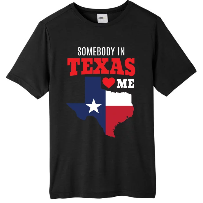 State of Texas Somebody Loves Me Souvenir Gift TX Ya'll Art ChromaSoft Performance T-Shirt